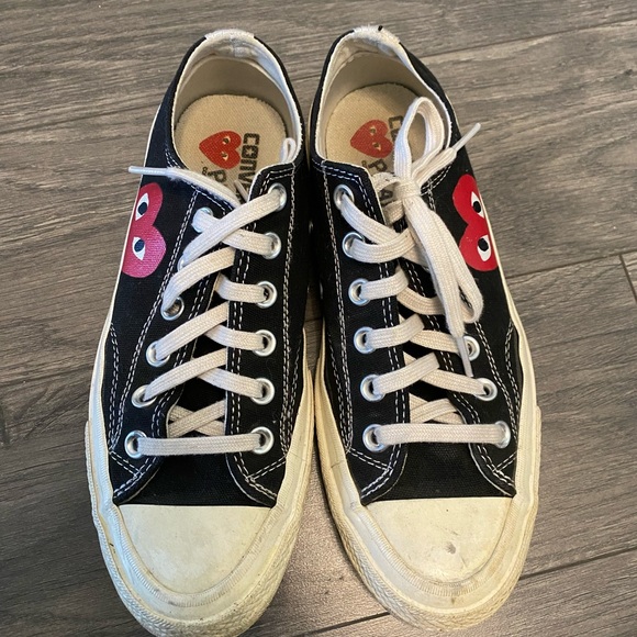 Cdg play converse shoes size 6 - Picture 4 of 6